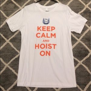 Keep Calm and Hoist on short sleeve t-shirt